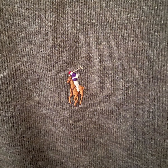 Ralph Lauren men army green half zip sweater XXL - Picture 4 of 4